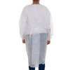 Dealmed Isolation Gowns Poly-Coated Barrier, White, 50/Cs, 50PK 782045